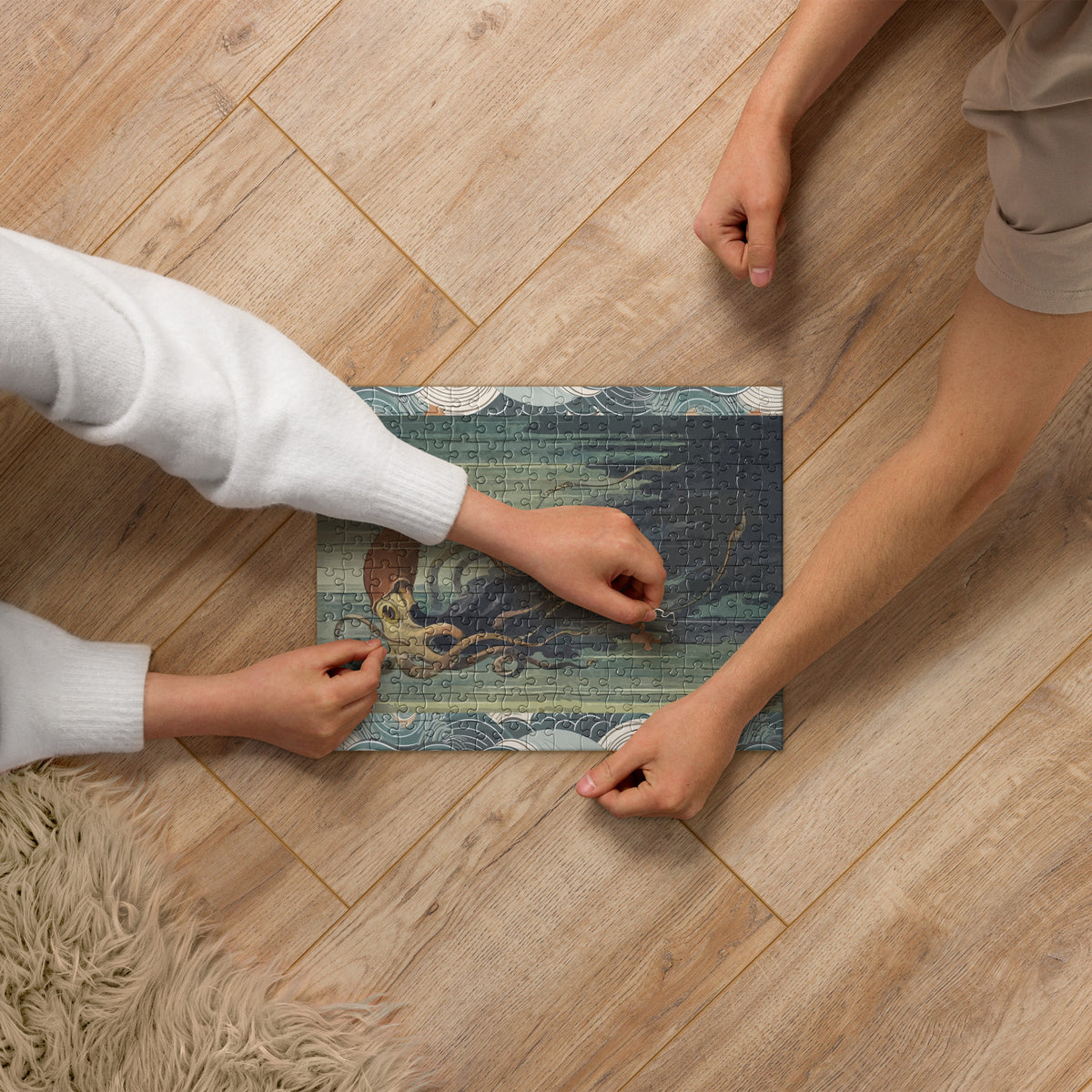 Vintage Squid Jigsaw puzzle