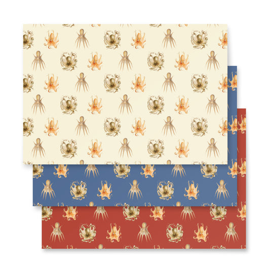 A Trio of Tentacles Wrapping Paper