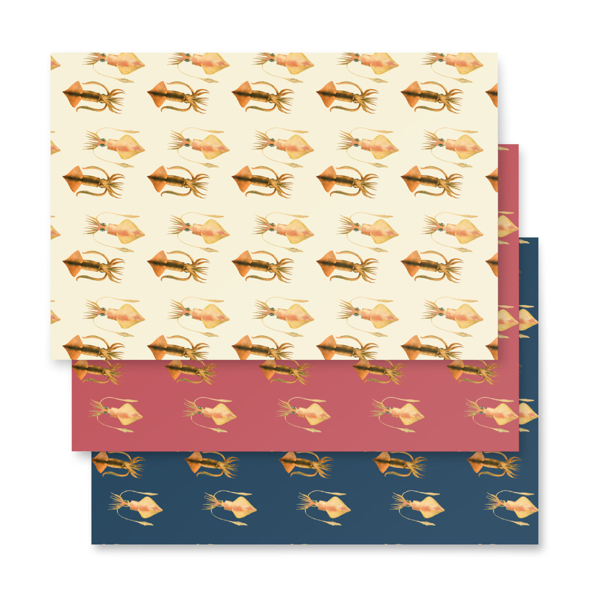 Squid Wrapping Paper