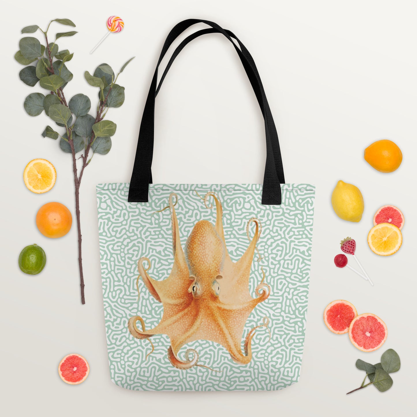 Eledon Cirrhosa Octopus Tote Bag