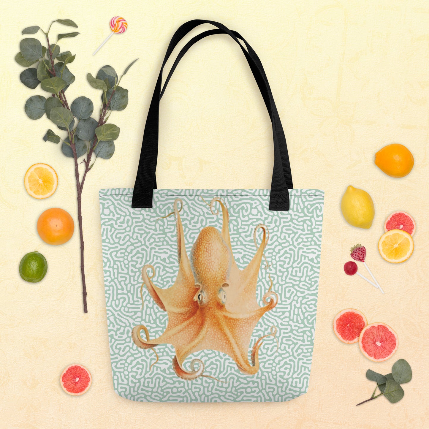 Eledon Cirrhosa Octopus Tote Bag