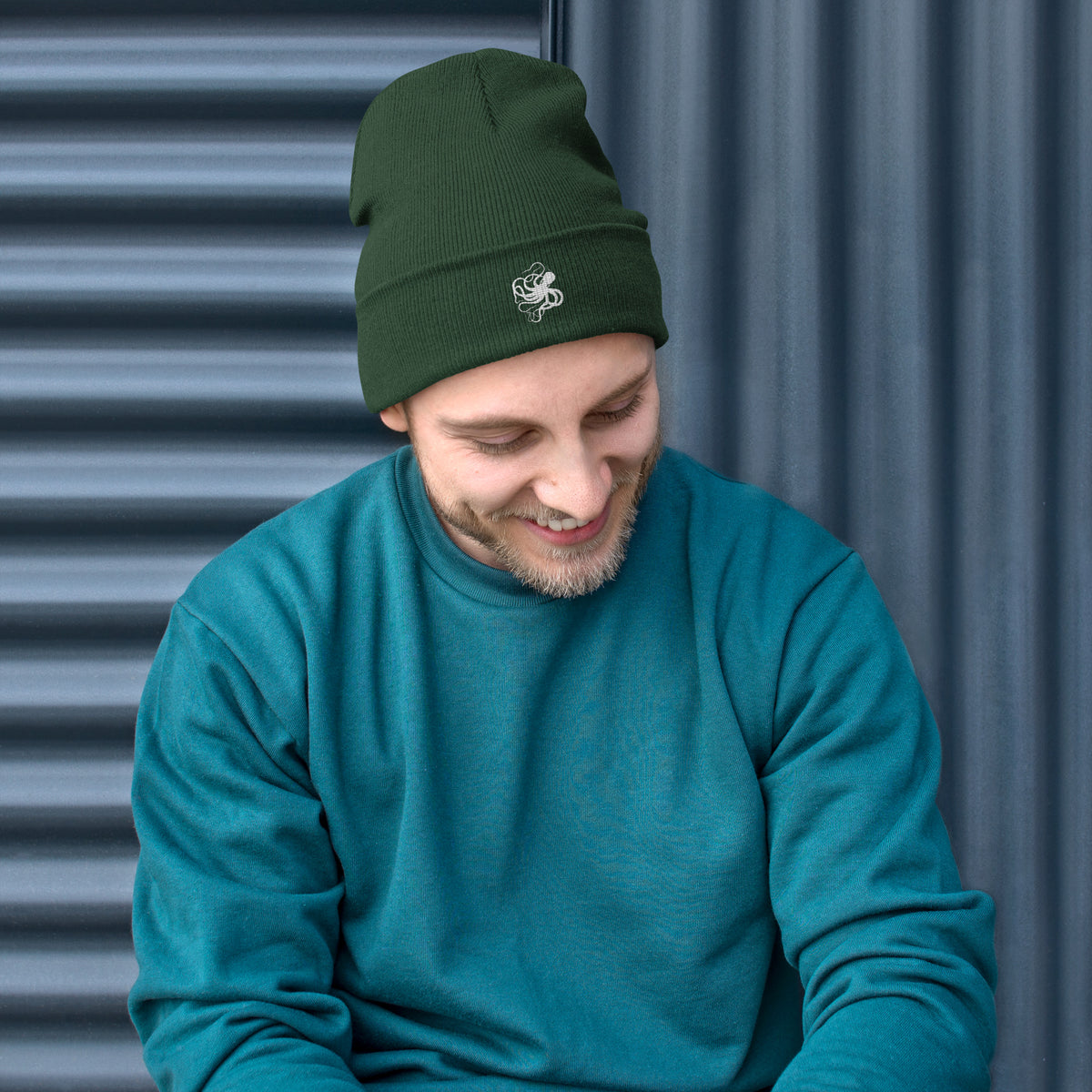Octopus Embroidered Beanie