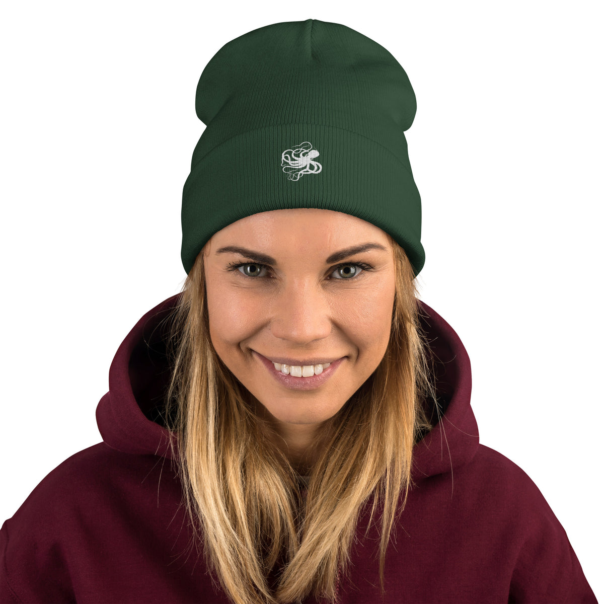 Octopus Embroidered Beanie