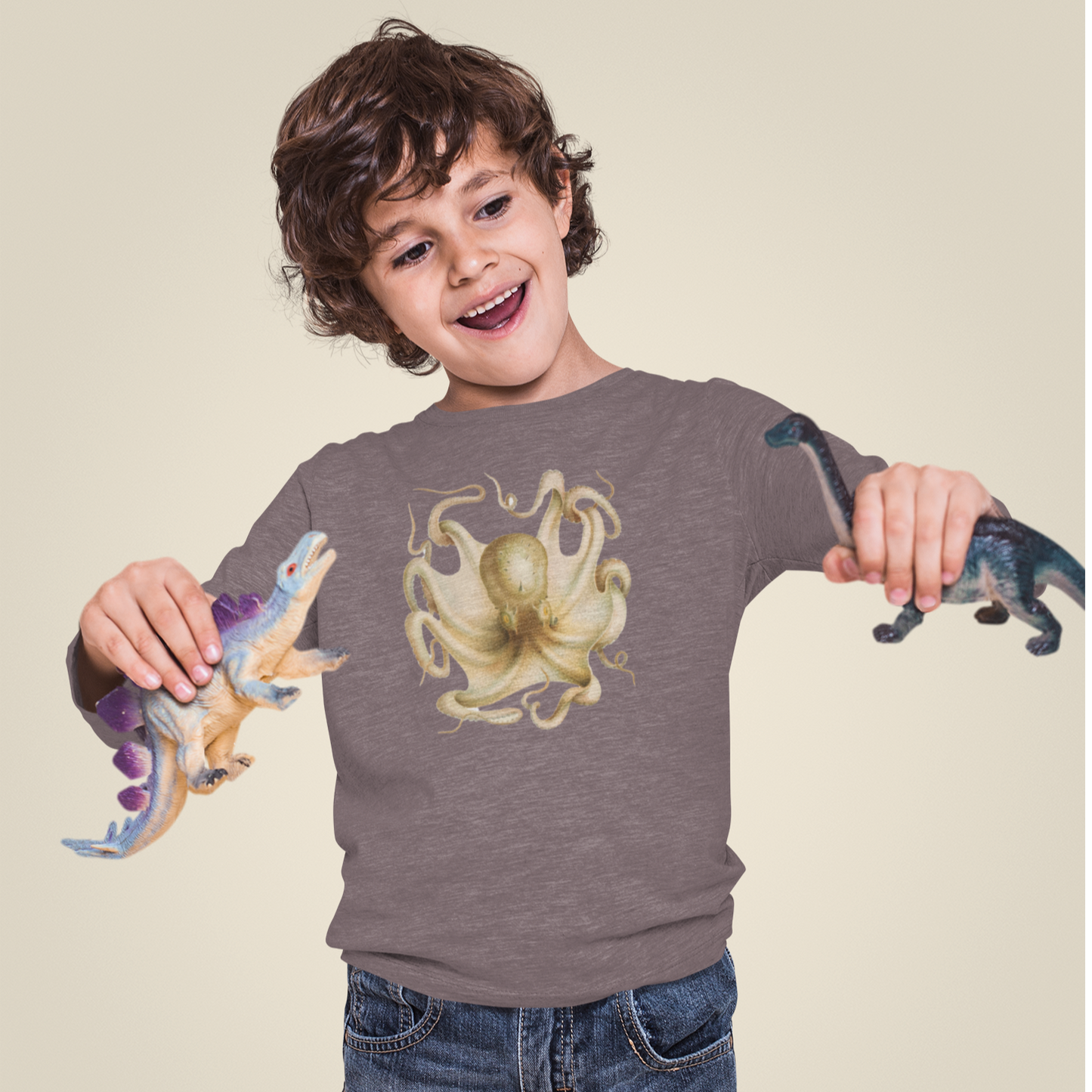 Kids Octopus Long Sleeve